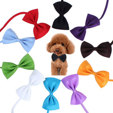 Load image into Gallery viewer, Adjustable Dog Cat Bow Tie pet bow tie puppy Necktie different colors Pets Accessories supply