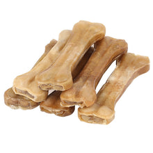 Load image into Gallery viewer, Pet Dog Toy Supplies Chews Toys Leather Cowhide Bone Molar Teeth Clean Stick Food Treats Dogs Bones for Puppy Accessories